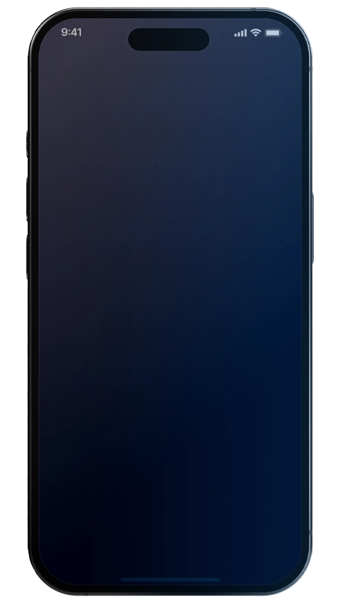 Interfaz móvil de Credito CoinFlux