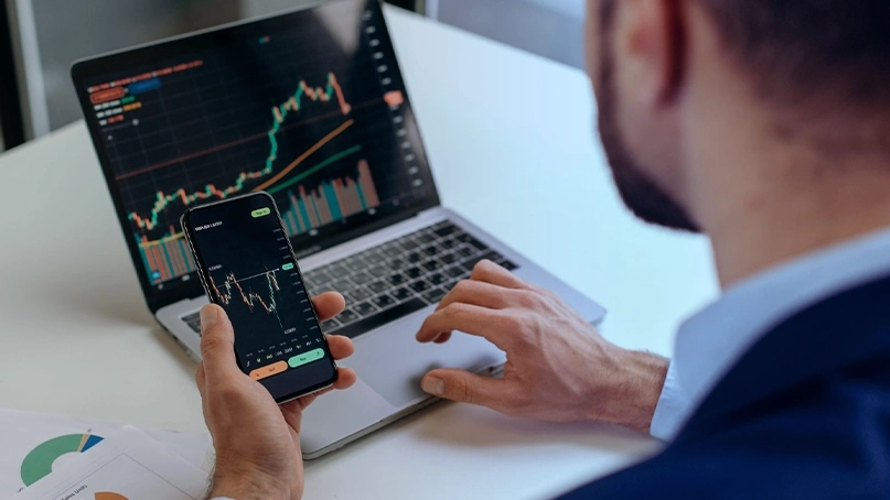 Panel de control de trading de Credito CoinFlux